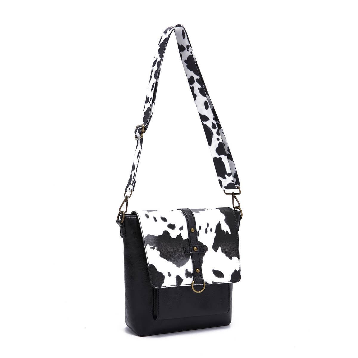 Women Printed Western Vintage Crossbody Bag_Cwab2593: COFFEE / OS