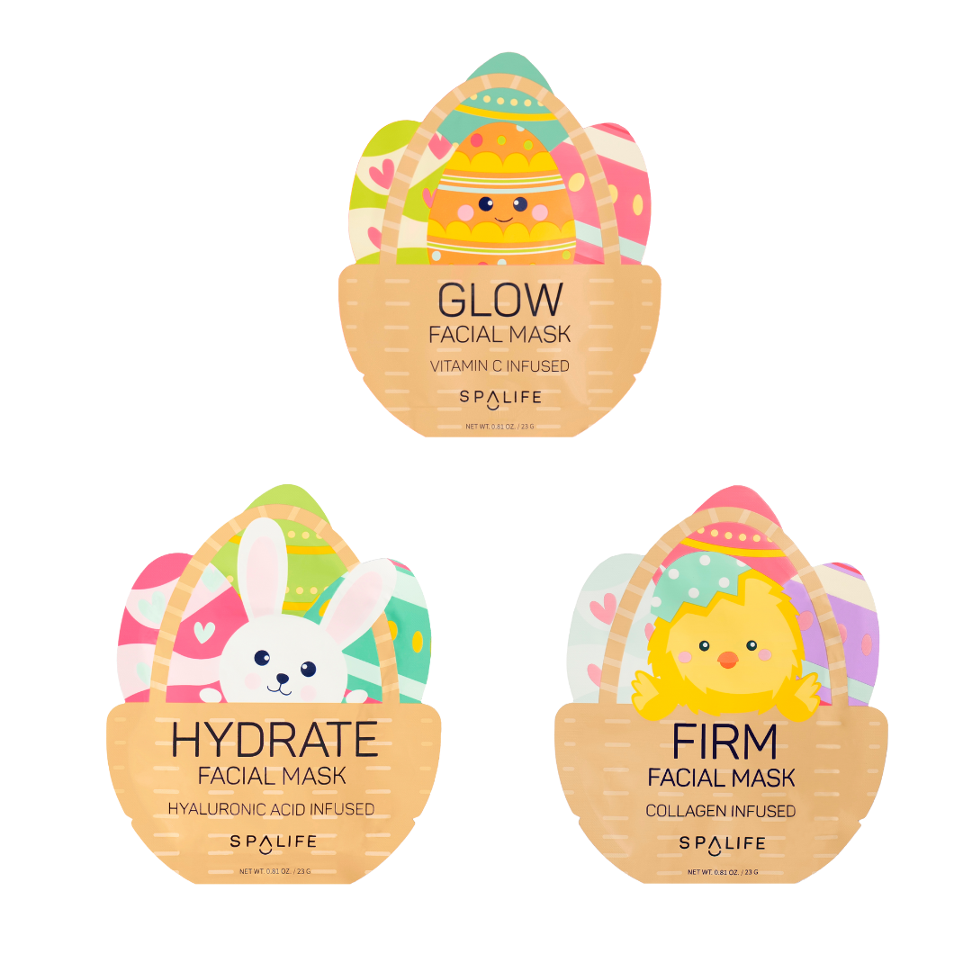 Spring & Easter Assorted Skincare Face Masks | 9 Pack