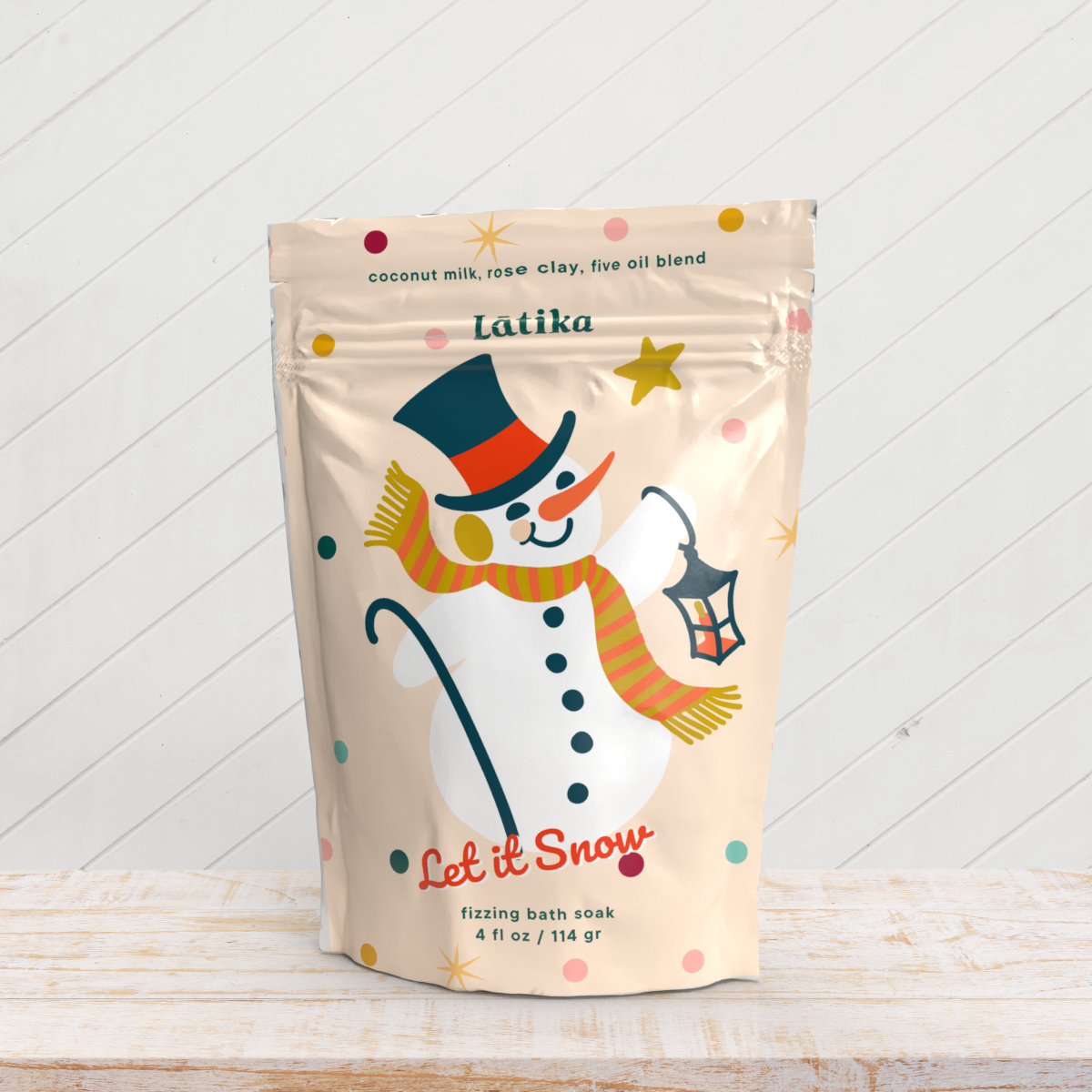 Christmas Stocking stuffer ☃️ Snowman Fizzing Bath Soak