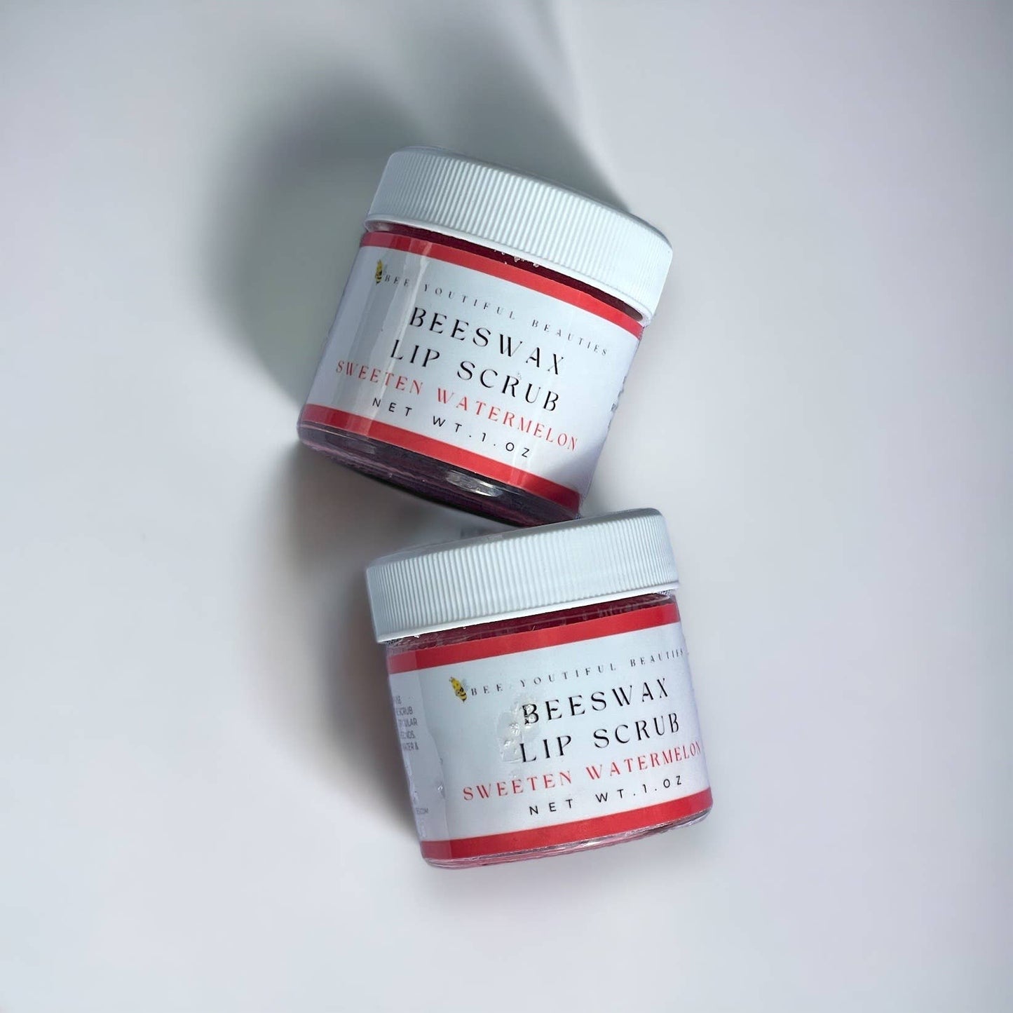 Beeswax Honey Lip Scrub: Strawberry / .15 ounce tube