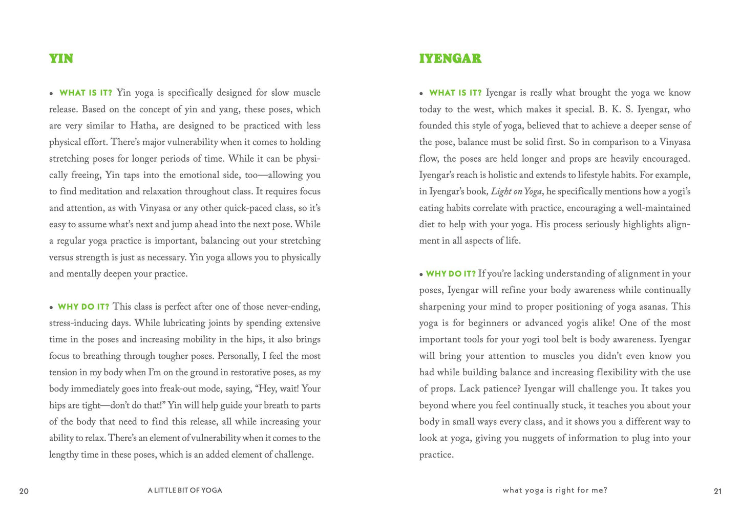 A Little Bit of Yoga: An Introduction to Postures & Practice