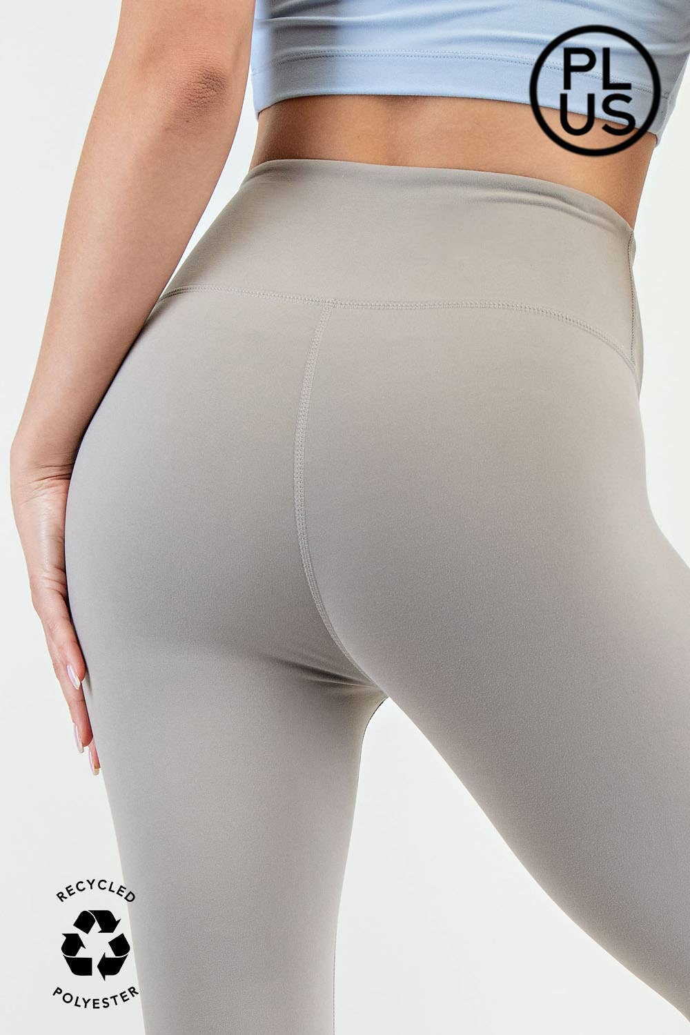 PLUS SIZE BUTTER SOFT BASIC FULL LENGTH LEGGINGS: Black / 2X