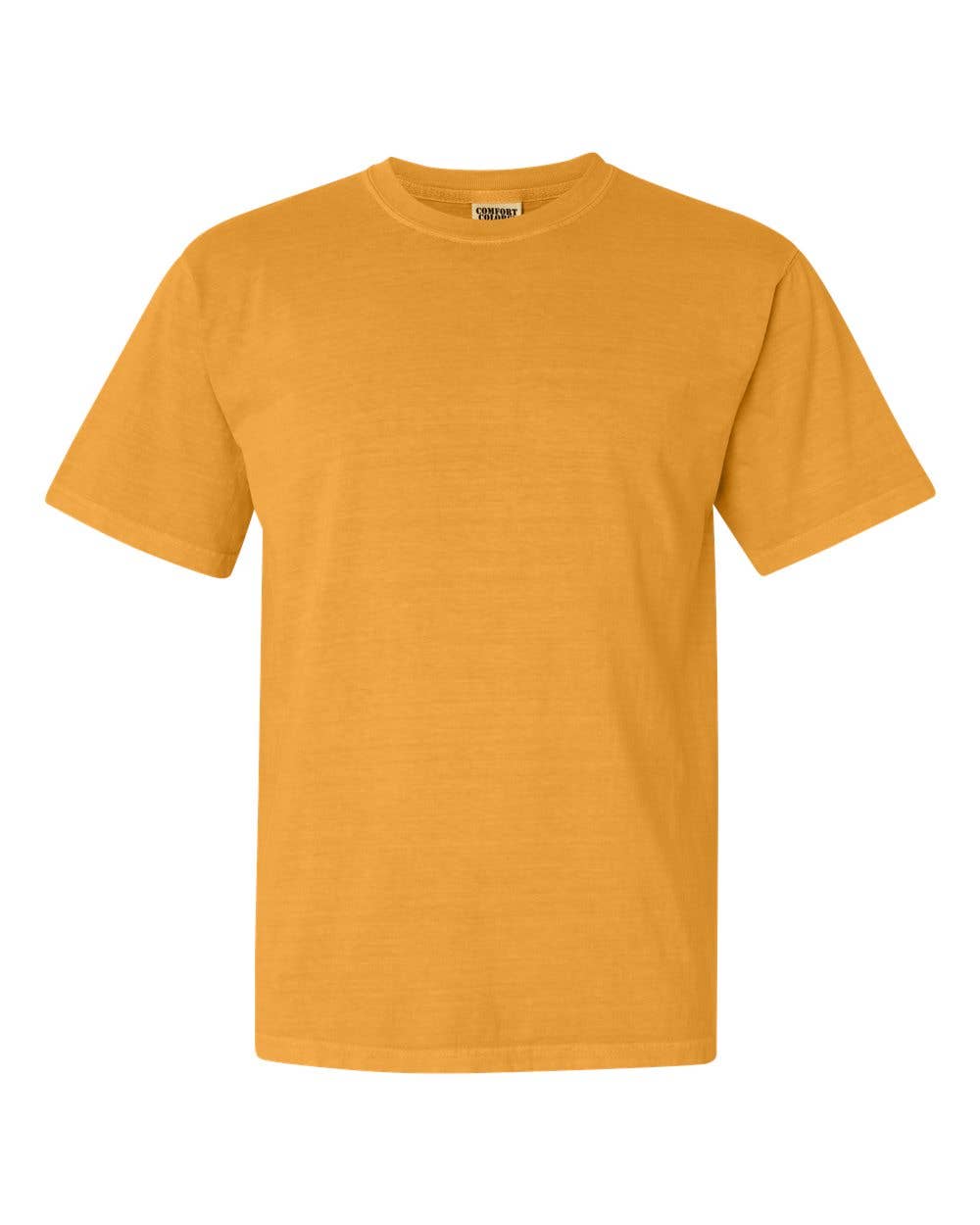 Comfort Colors Shirts, Unisex Heavyweight Tees, LIGHT Colors: Citrus / M