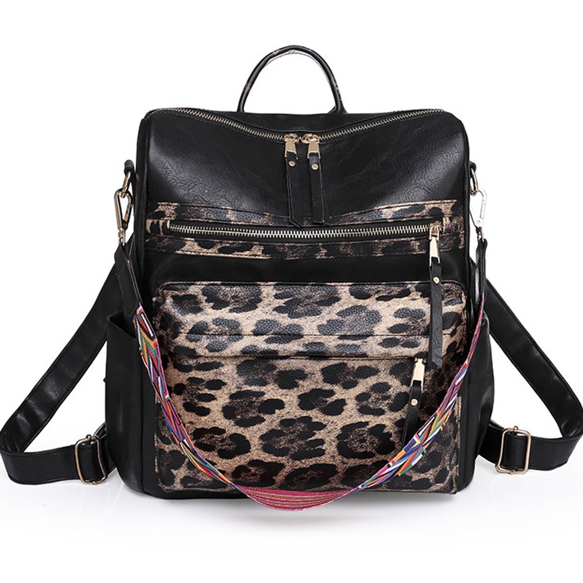 LEATHERL BACKPACKS LARGE CAPACITY CROSSBODY BAGS_CWAB0754: Purple / OS