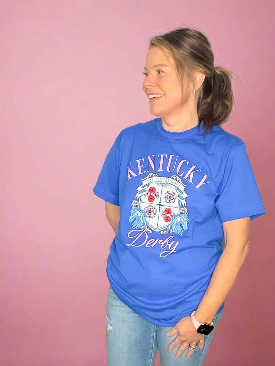 Kentucky Derby Run for the Roses Tee: S
