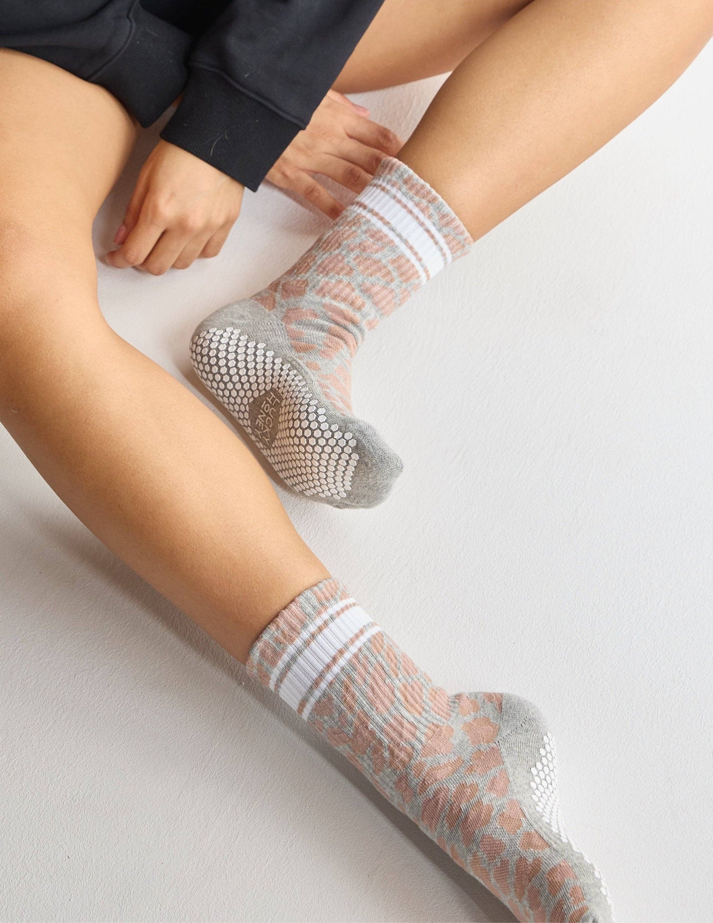 The Animal Print Grip Sock: Animal Print