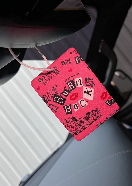 Burn Book Air Freshener: Vanilla Cupcake