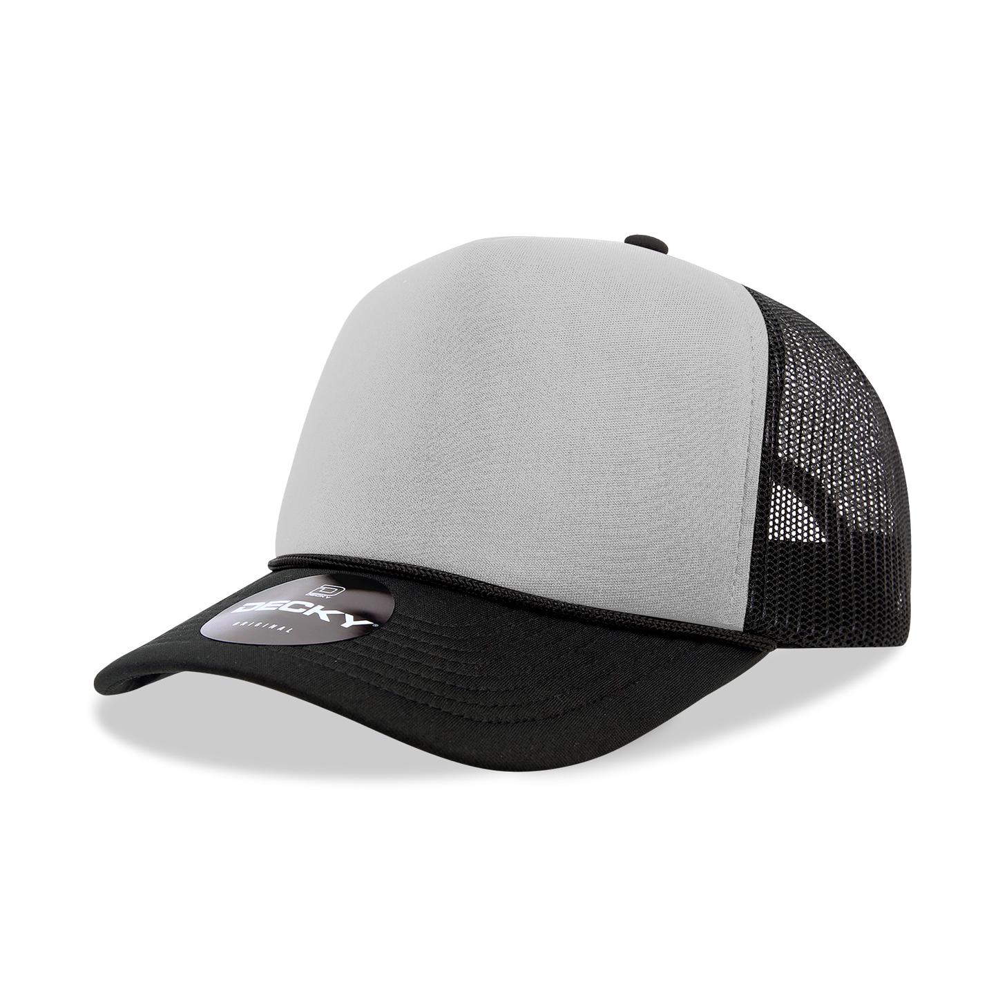 Decky 6025 - Mid Profile, 5 Panel Foam Trucker Hat - 6025: Navy