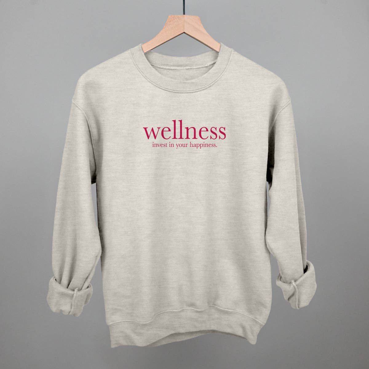 Wellness Invest In Your Happiness: Blossom / M / Comfort Colors Tee
