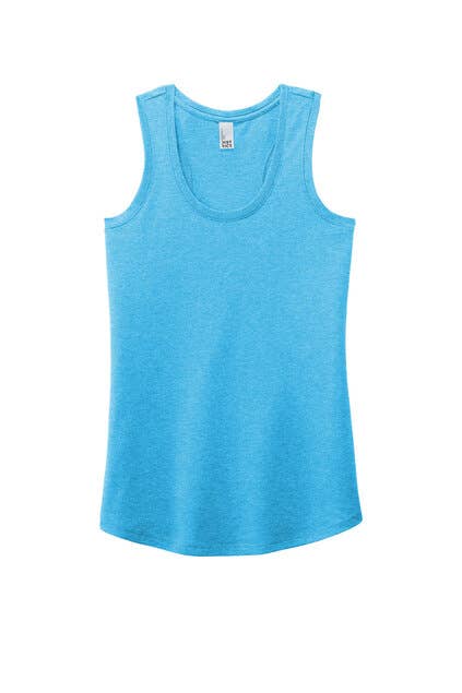 District Women’s Perfect Tri ® Racerback Tank: Turquoise Frost / L