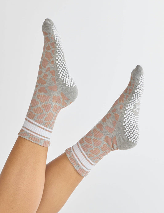 The Animal Print Grip Sock: Animal Print