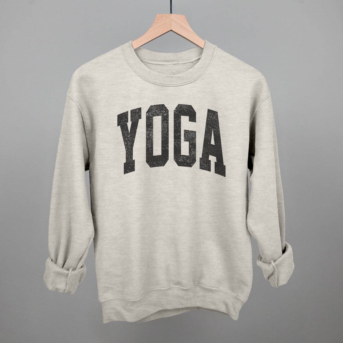 Yoga Arch: Smoke / M / Oversized Boxy Crew