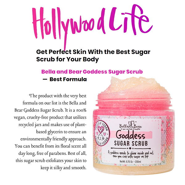 Goddess Sugar Scrub, Body Scrub Mini | Gift