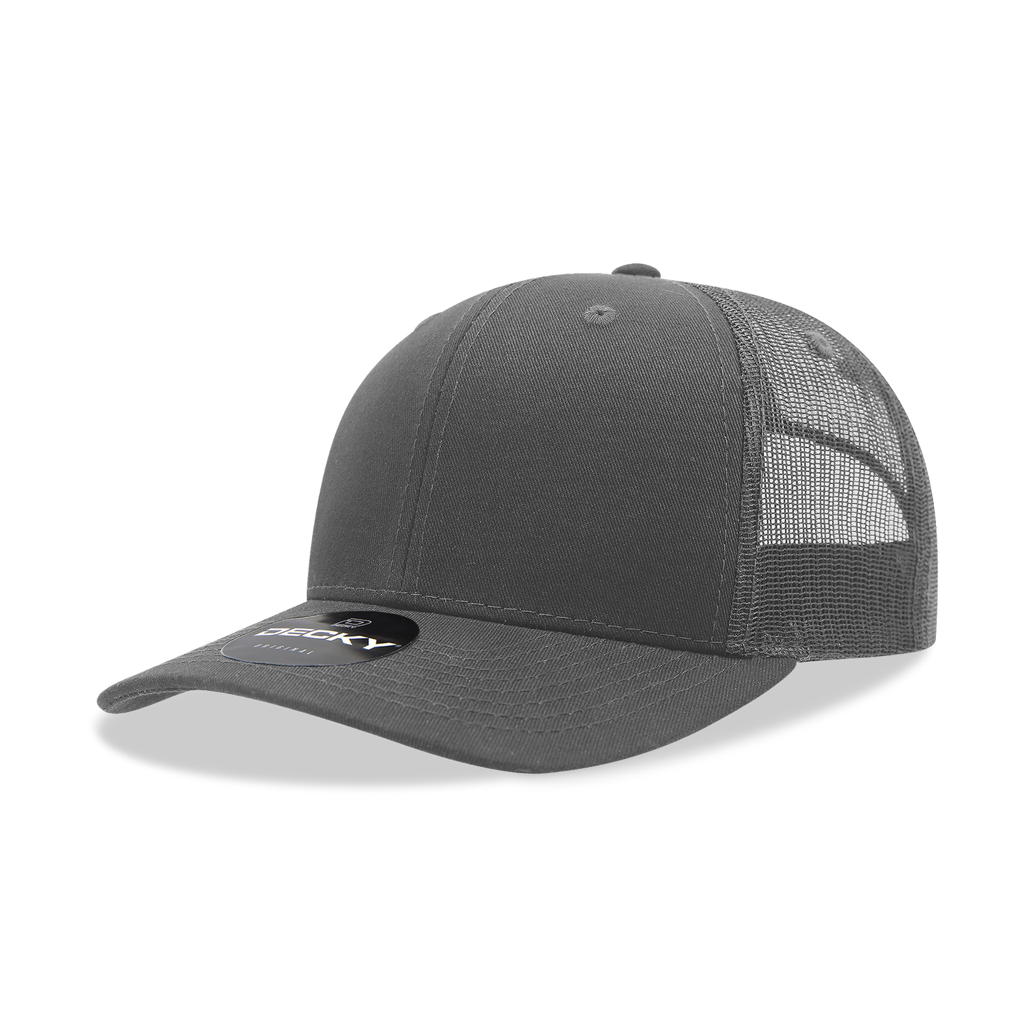 Decky 6021 Classic Trucker Hat, Mid Pro Trucker, 6 Panel Cap: Kelly