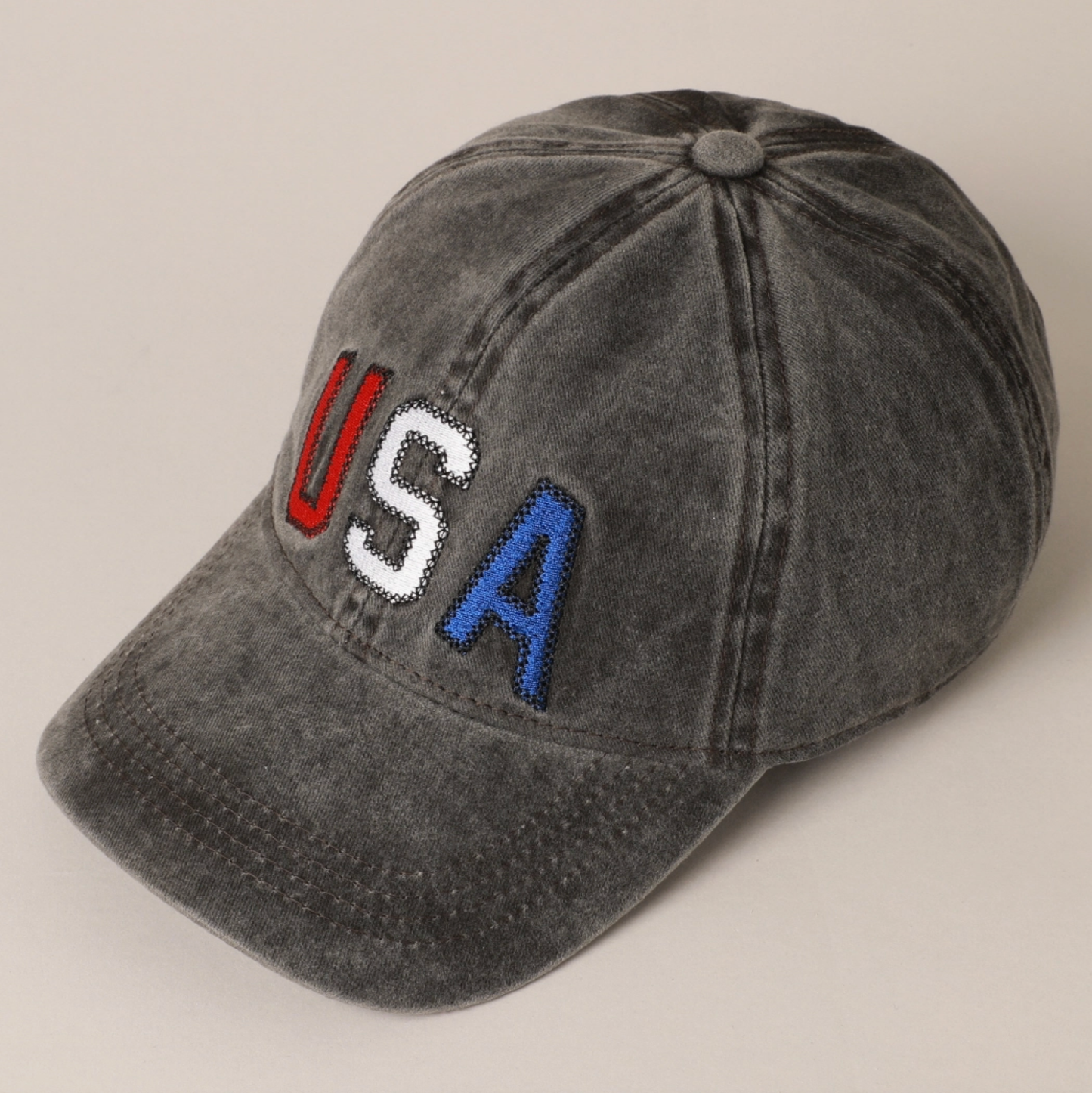 USA Arch Hat: Black