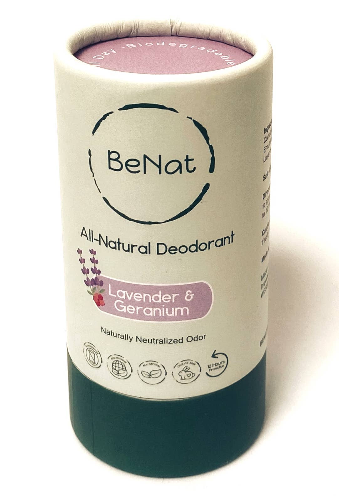 All Natural, Plastic-Free, Zero-Waste Deodorants: Lemon & Tea Tree
