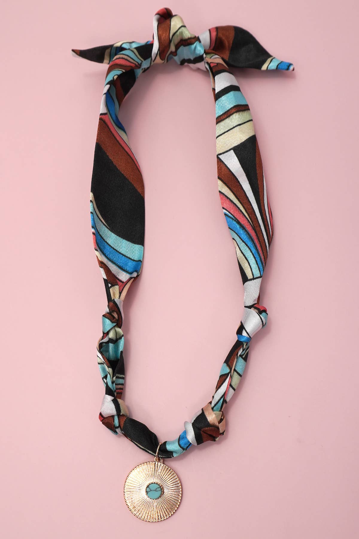 HANDMADE SCARF CHARM NECKLACE | 80N91790: J