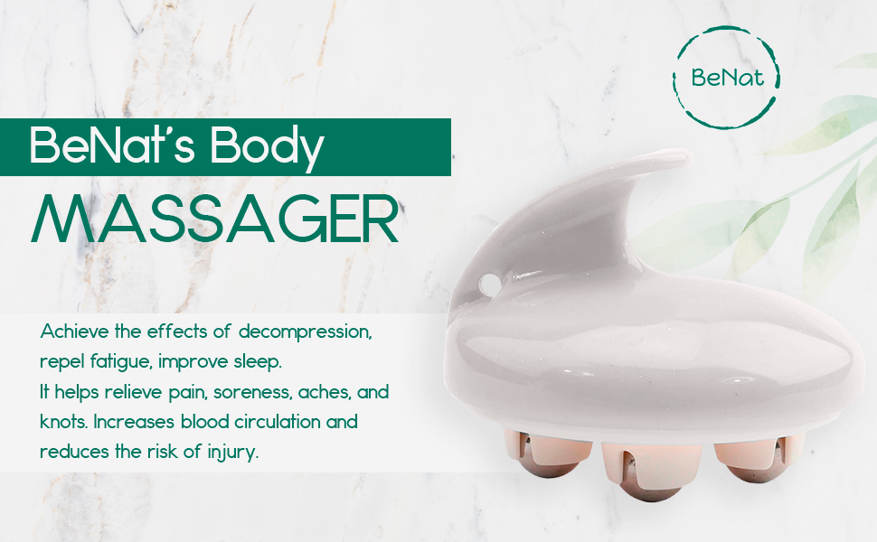 Rolling Body Massager: White
