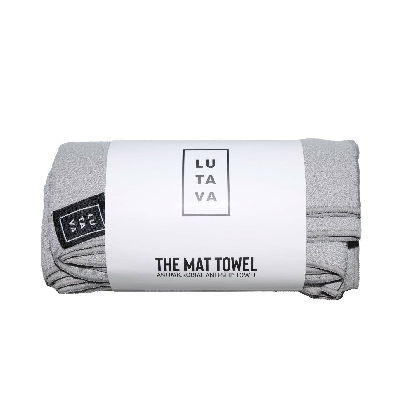 Antimicrobial Non-Slip Mat Towel: White