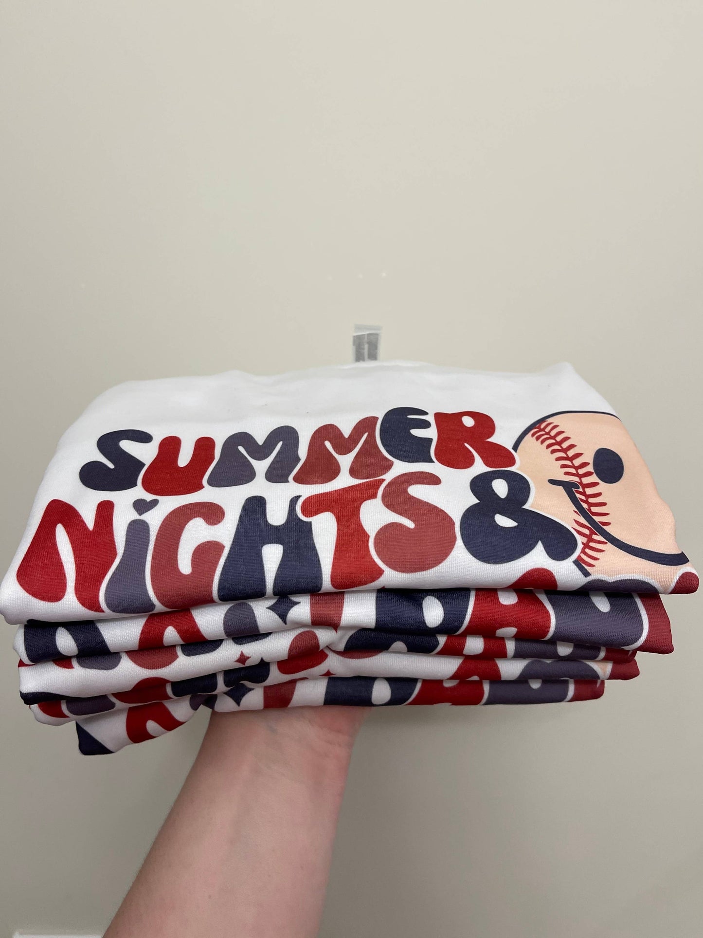 Summer Nights Ballpark Lights: White / XL
