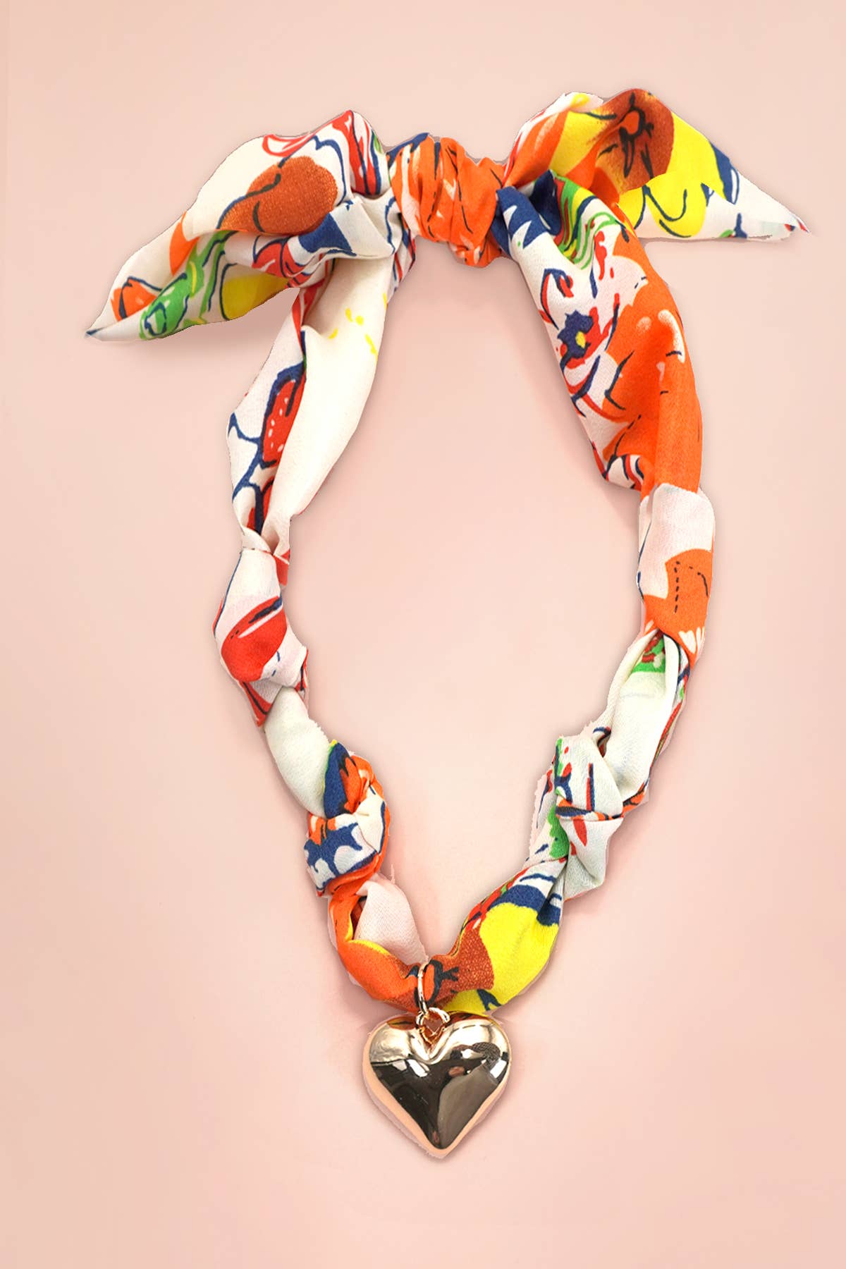 HANDMADE SCARF CHARM NECKLACE | 80N91790: H