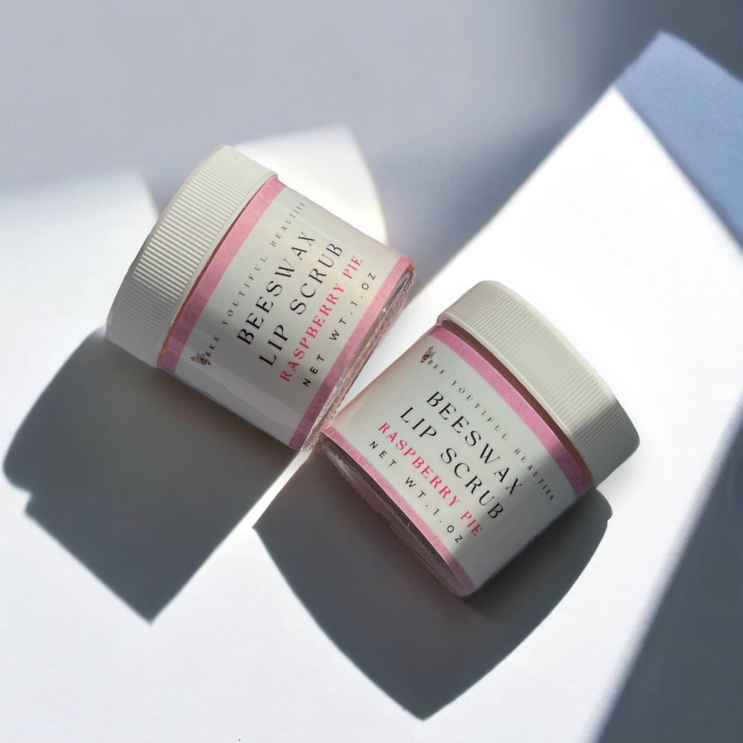 Beeswax Honey Lip Scrub: Coconut Vanilla Peach / .15 ounce tube