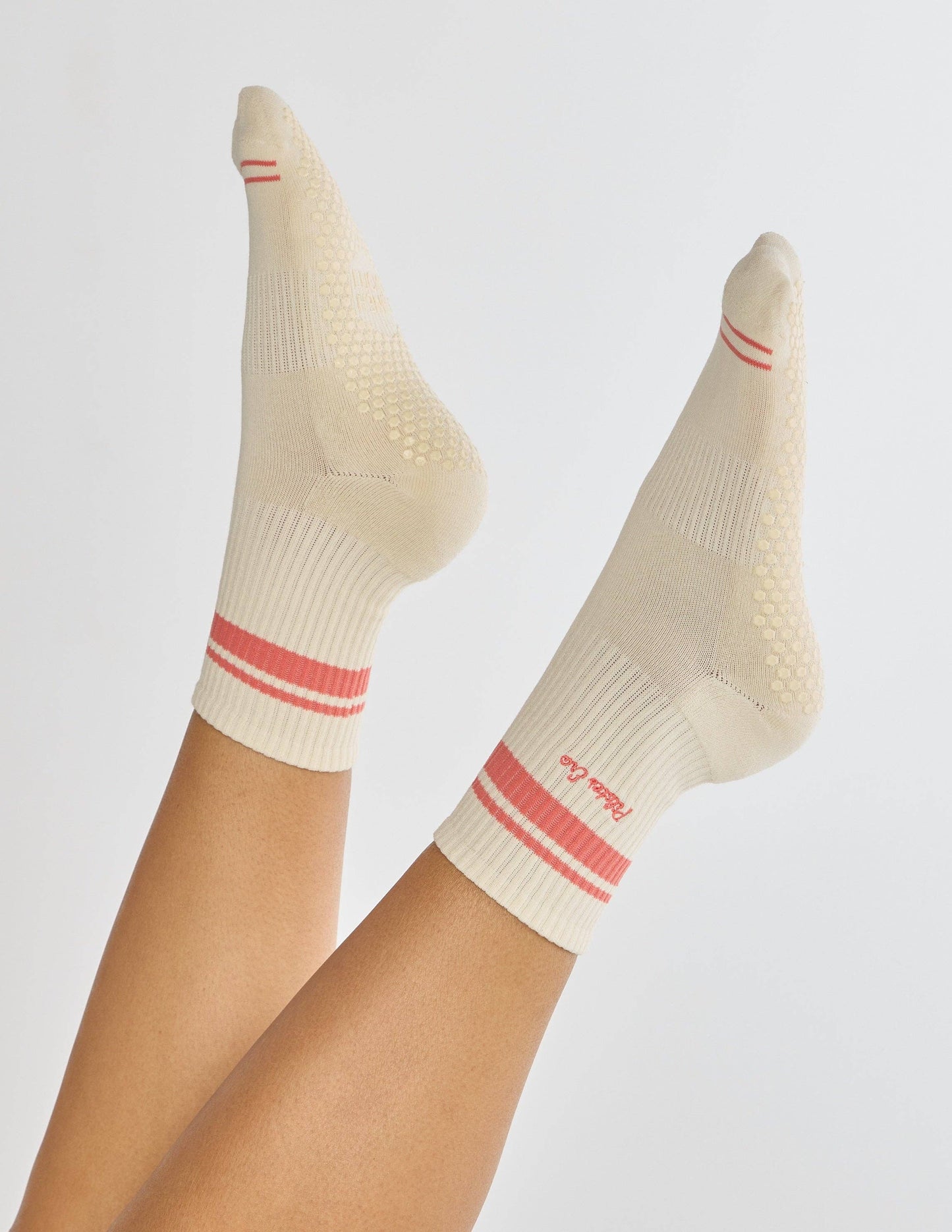 The Pilates Era Grip Sock: Blush