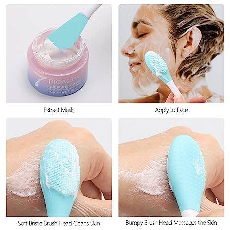 Scrub Buddy [Cleansing Tool for Clear Skin]: Turquoise