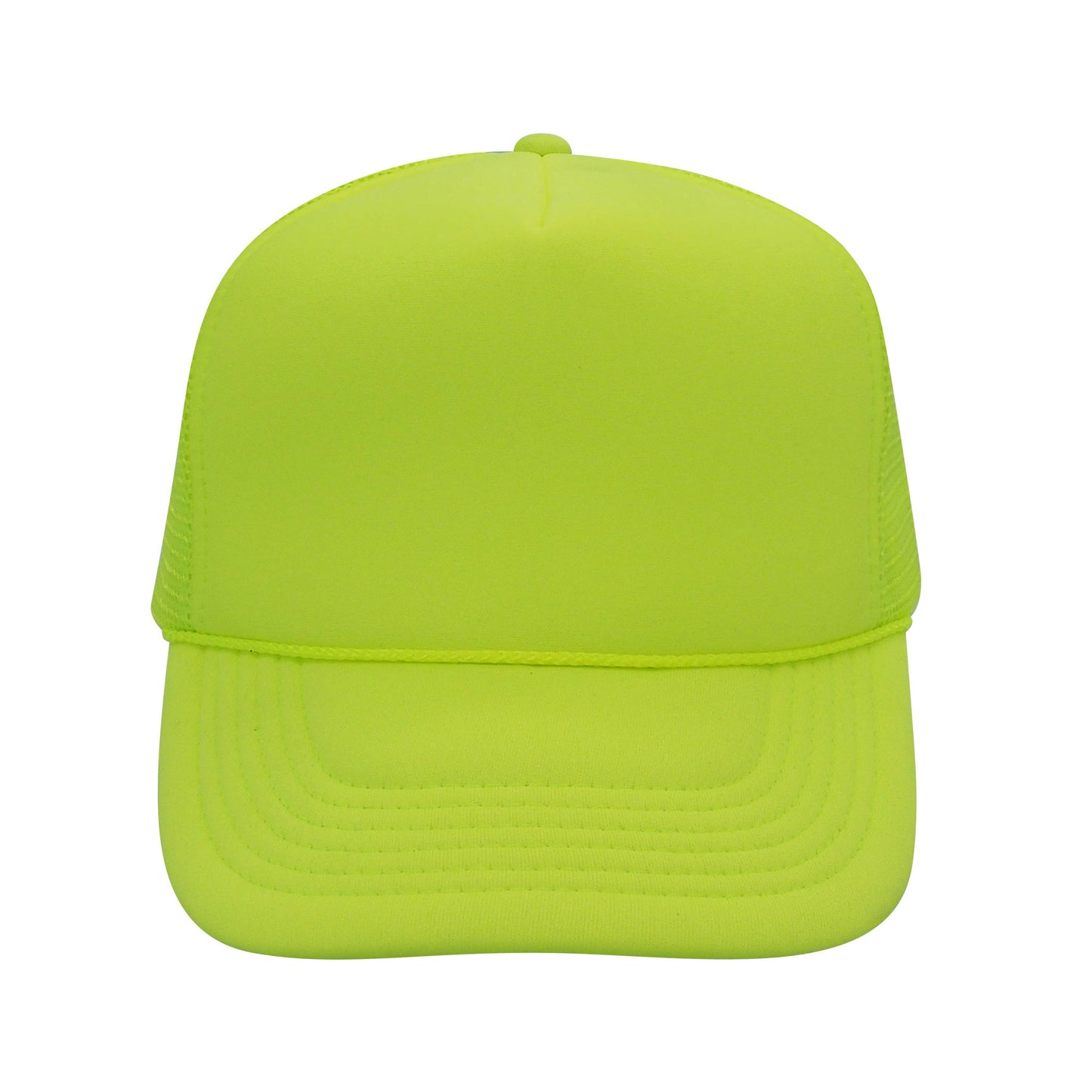 Nissun Neon Color Foam Mesh Trucker Hats Caps, Blank Two Tone Snapbacks: Neon Pink