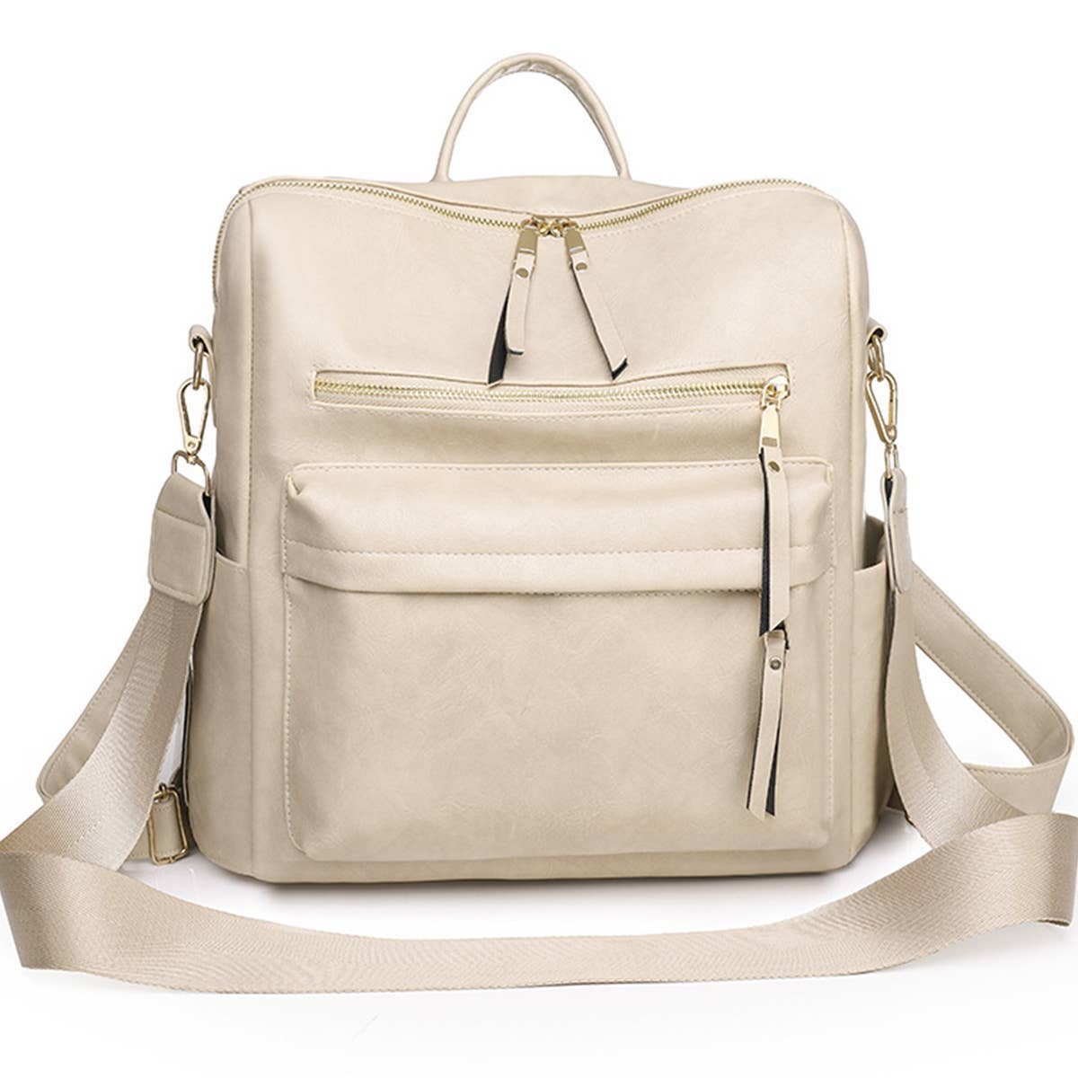LEATHERL BACKPACKS LARGE CAPACITY CROSSBODY BAGS_CWAB0754: Purple / OS