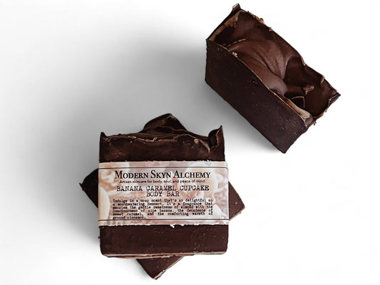 Banana Caramel Cupcake Body Bar