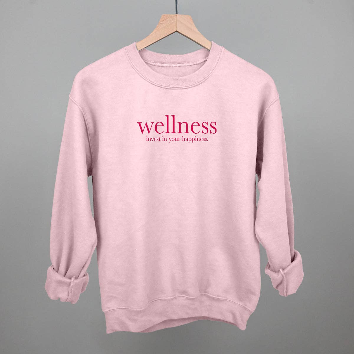 Wellness Invest In Your Happiness: Blossom / L / Comfort Colors Tee