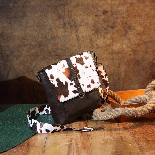Women Printed Western Vintage Crossbody Bag_Cwab2593: COFFEE / OS