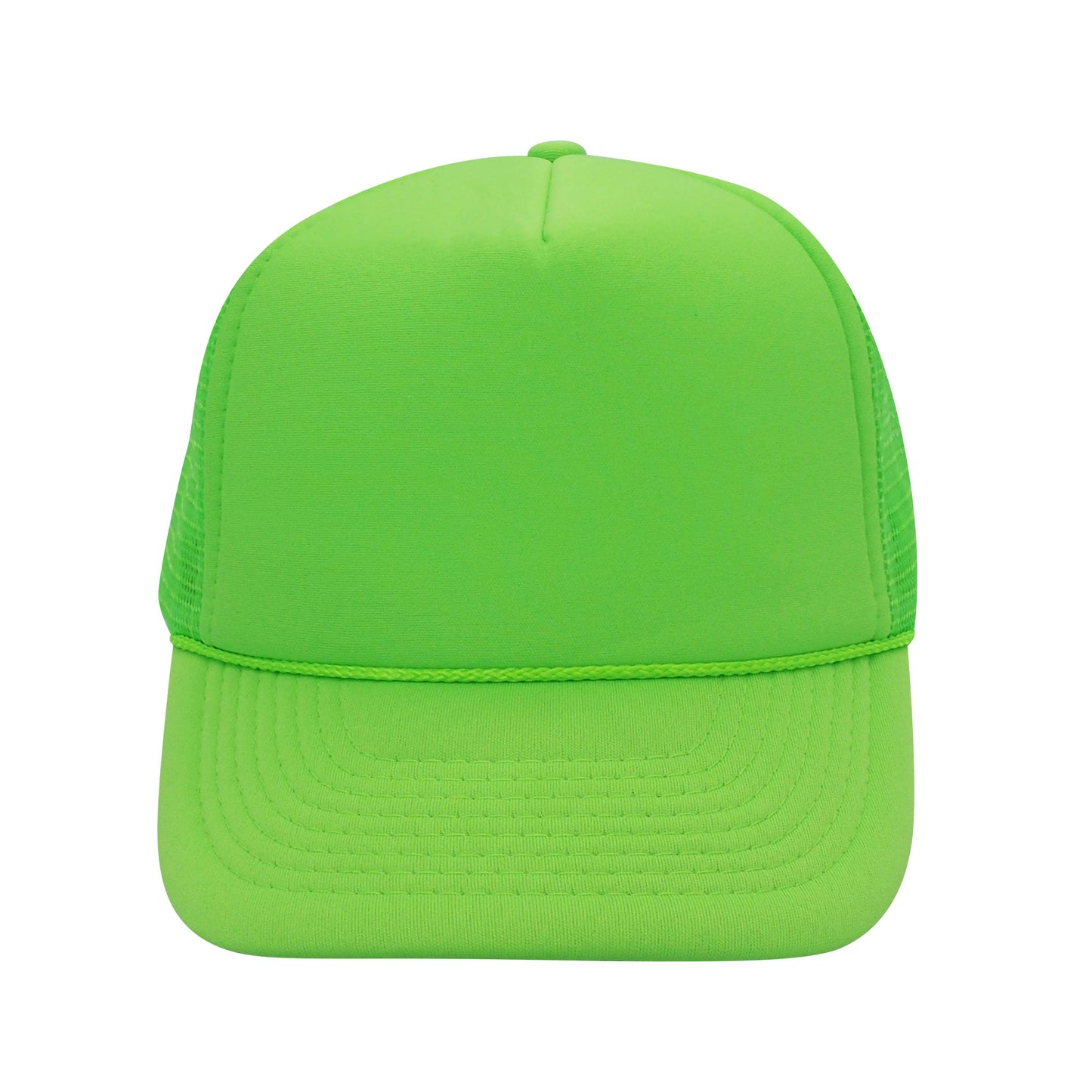 Nissun Neon Color Foam Mesh Trucker Hats Caps, Blank Two Tone Snapbacks: Neon Pink