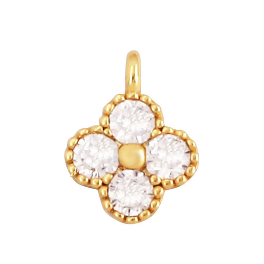 Mini Flower Charm For Charm Bar & Charm Necklace
