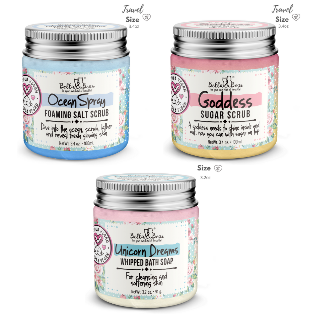 Goddess Sugar Scrub, Body Scrub Mini | Gift