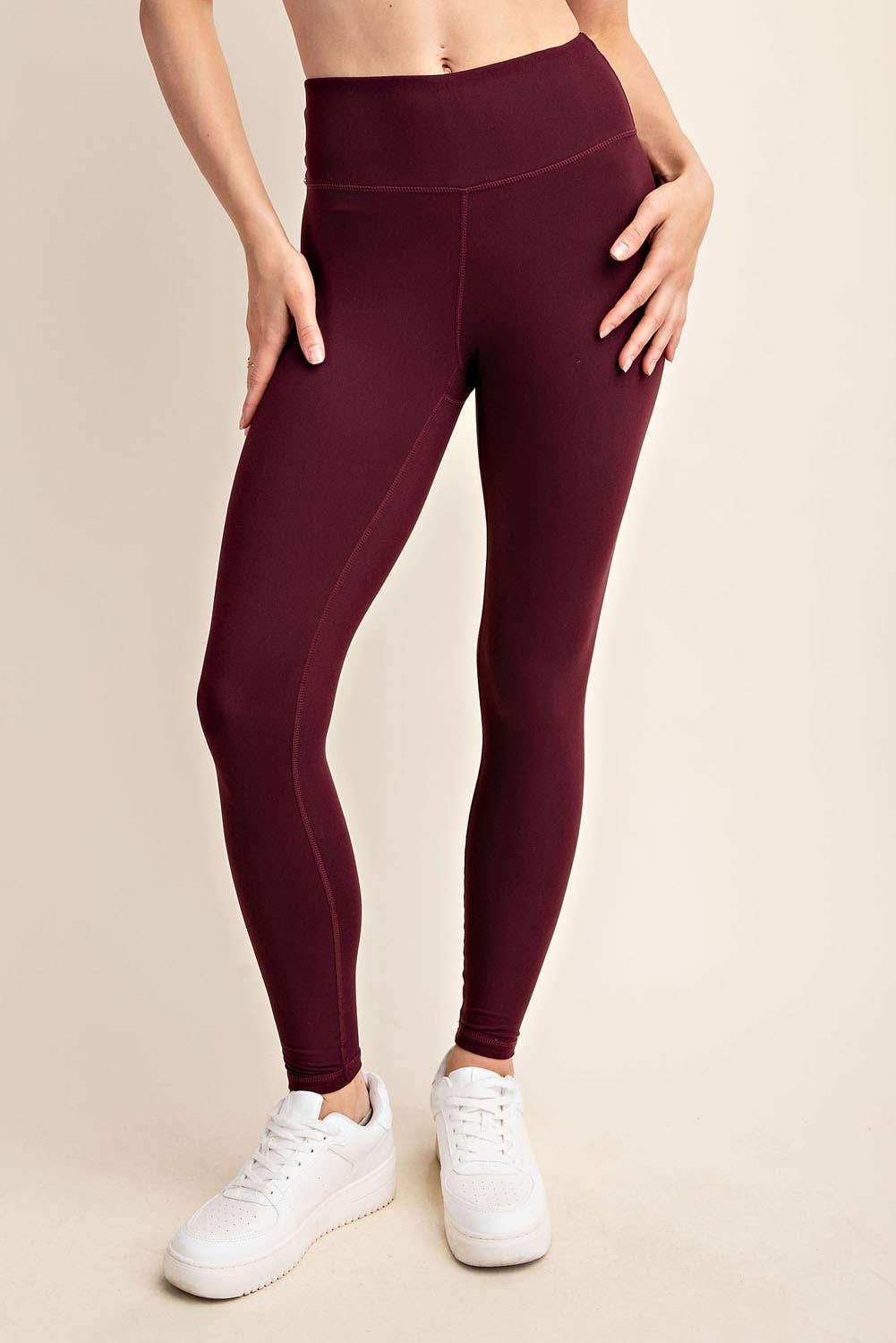 BUTTER SOFT BASIC FULL LENGTH LEGGINGS: Black / S-M-L(2-2-2)