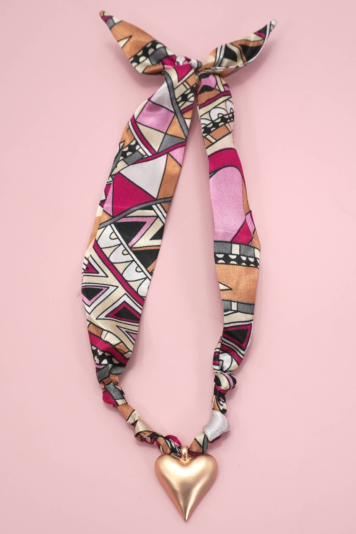 HANDMADE SCARF CHARM NECKLACE | 80N91790: F