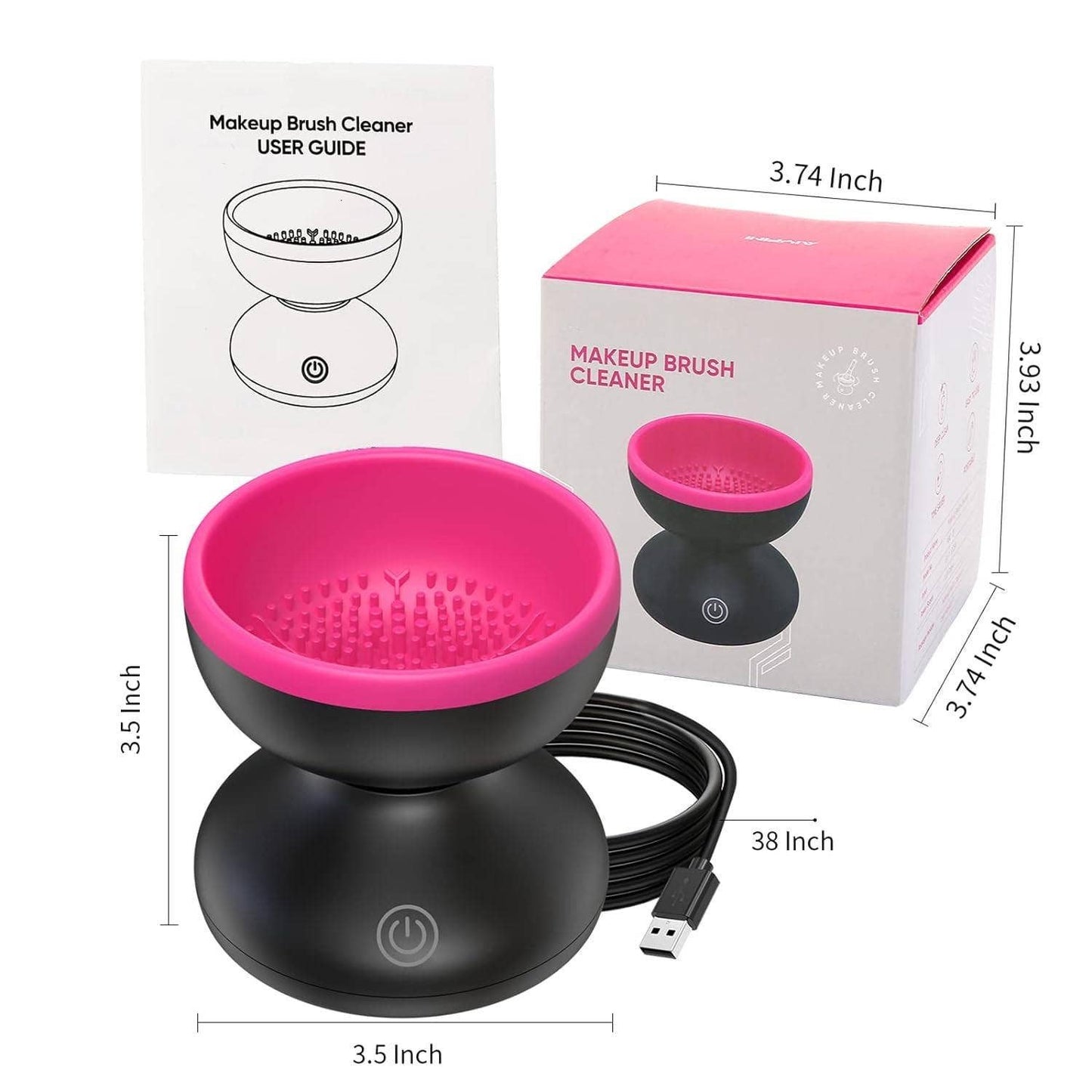 Electric Makeup Brush Cleaner Wash Makeup Brush Cleaner Mach: 1 Kit(Mix & Match Colors)