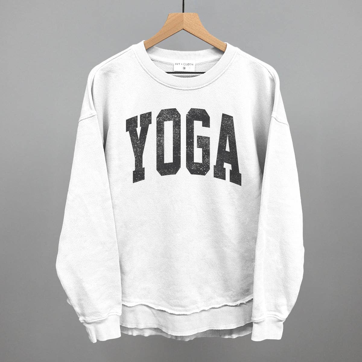 Yoga Arch: Smoke / M / Oversized Boxy Crew