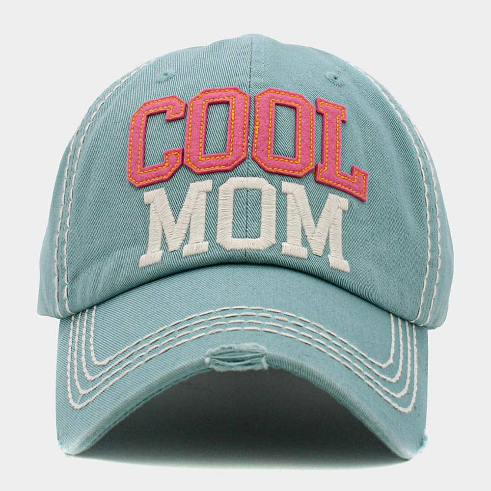 Cool Mom Message Vintage Baseball Cap
: Sea