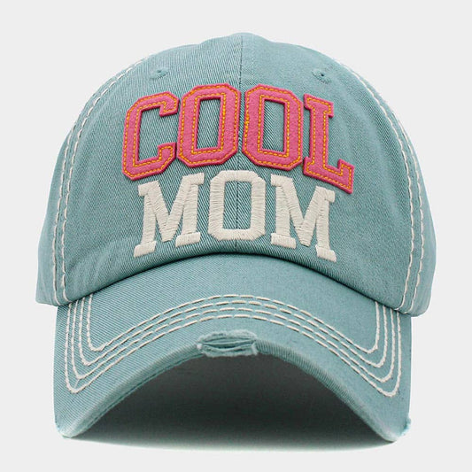Cool Mom Message Vintage Baseball Cap
: Sea