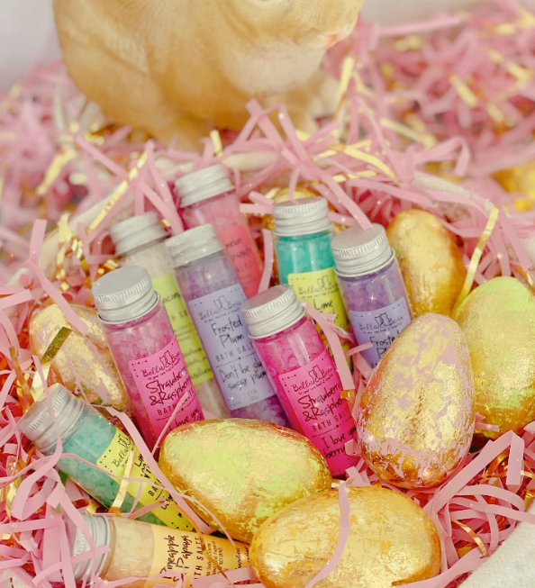 MIni Travel Size Bath Salts | Gift: Strawberry & Raspberry