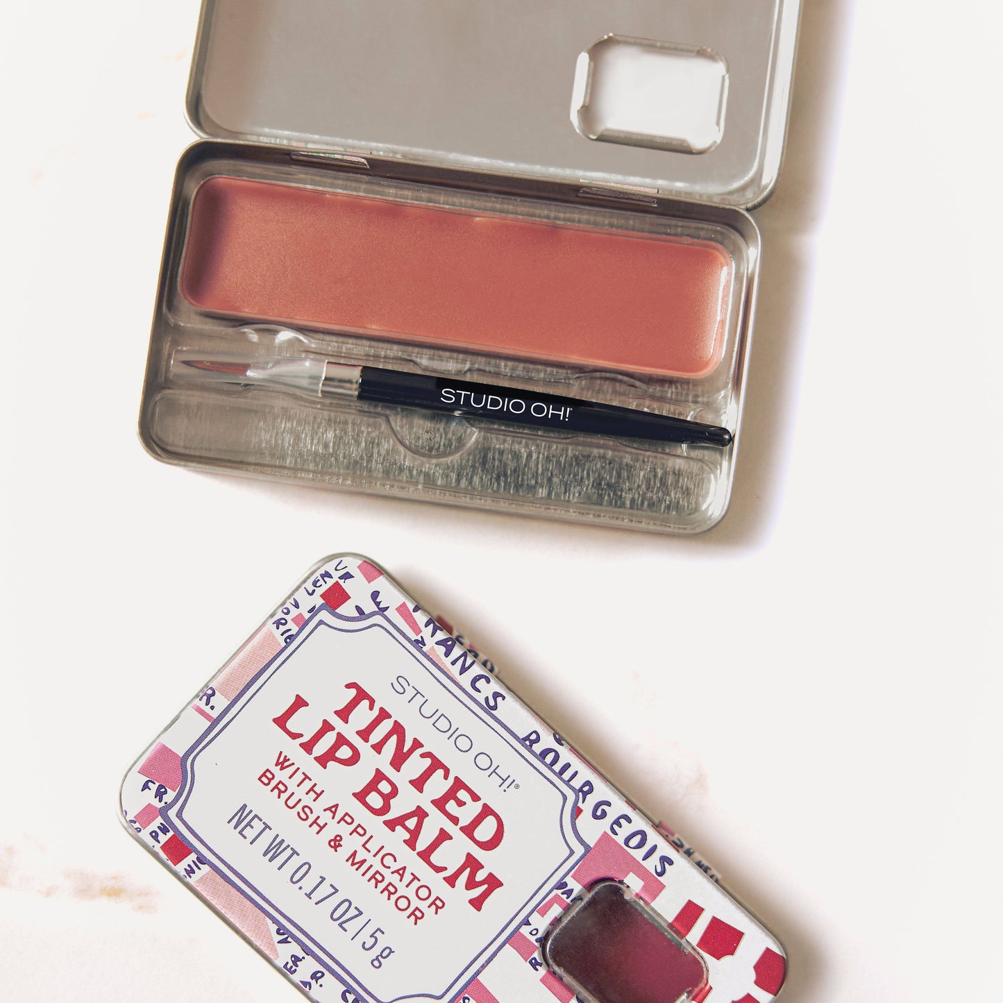 Garden Splash Tinted Lip Balm & Brush Set