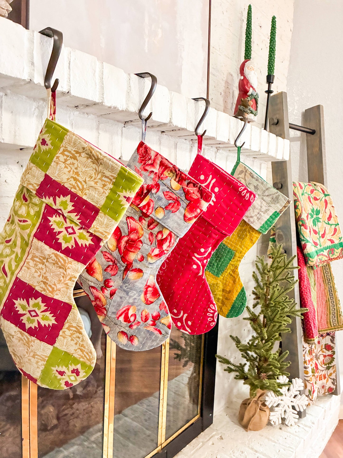 Kantha Stocking