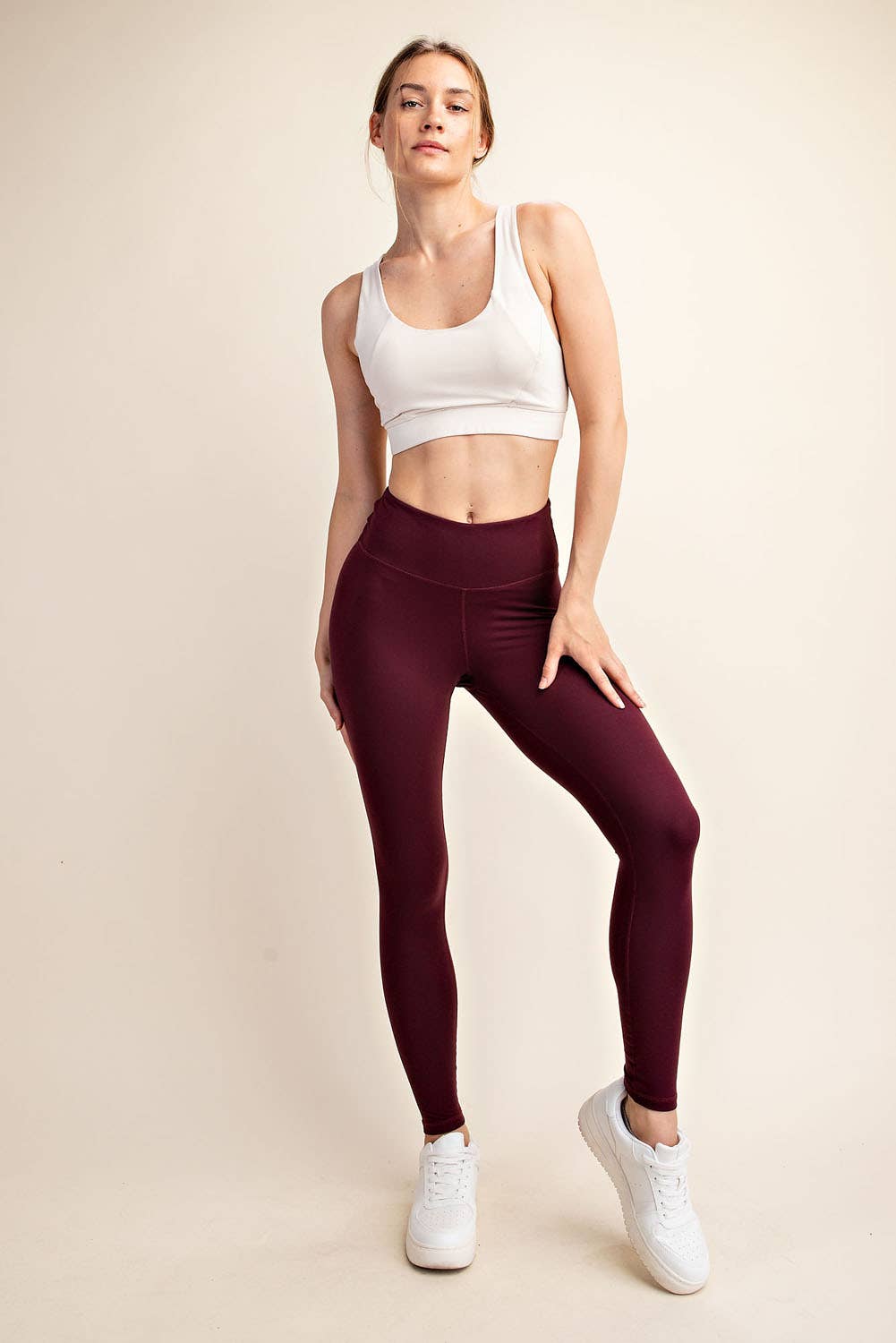 BUTTER SOFT BASIC FULL LENGTH LEGGINGS: Black / S-M-L(2-2-2)