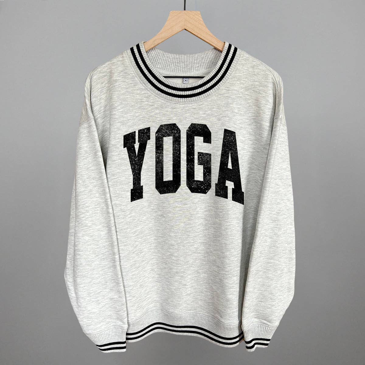 Yoga Arch: Smoke / M / Oversized Boxy Crew