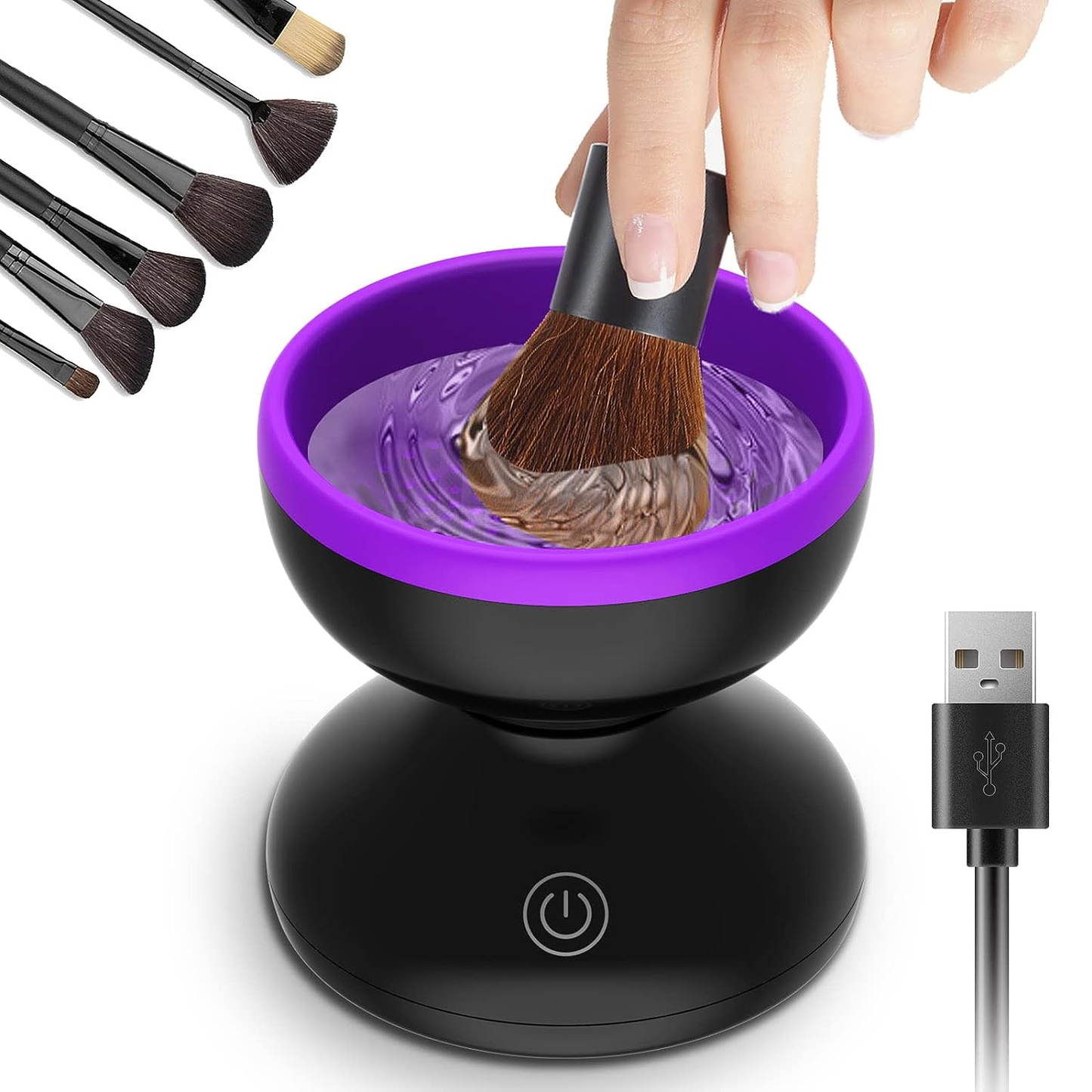 Electric Makeup Brush Cleaner Wash Makeup Brush Cleaner Mach: 1 Kit(Mix & Match Colors)