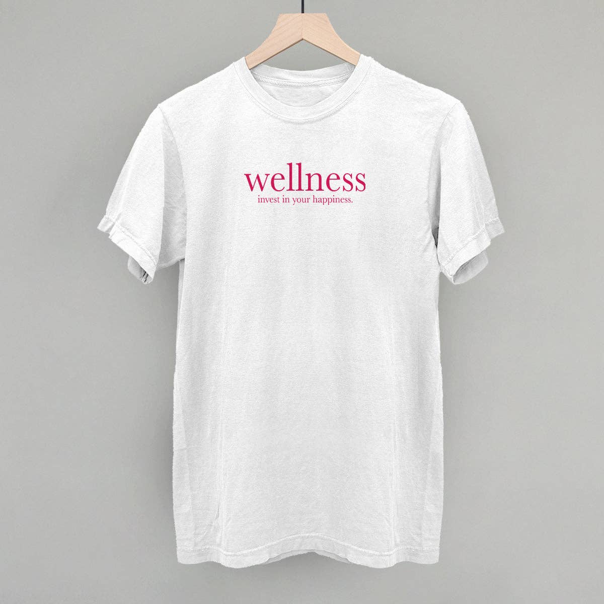 Wellness Invest In Your Happiness: Blossom / M / Comfort Colors Tee