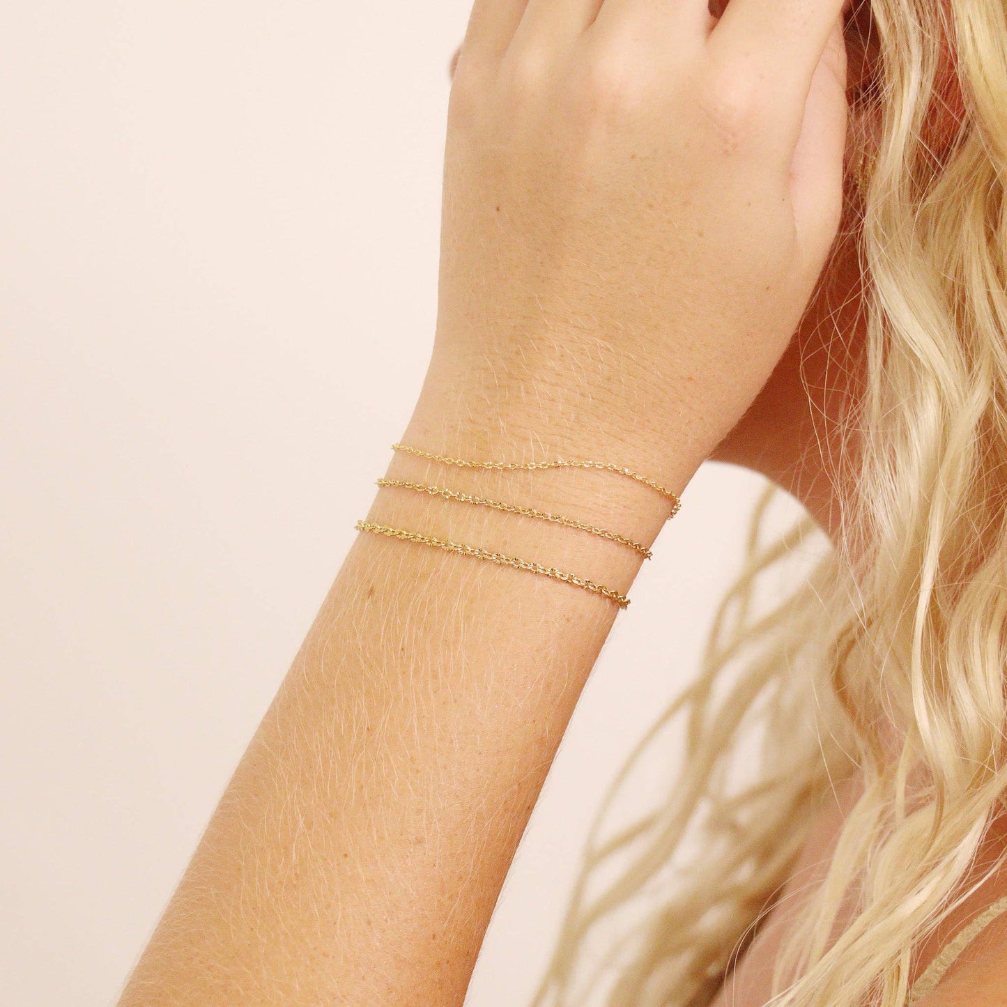 18K Gold PVD Stainless Steel Crimped Oval Chain - By The Foot / SPL1030: Stainless / 1.3mm